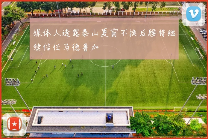 媒体人透露泰山夏窗不换后腰将继续信任马德鲁加